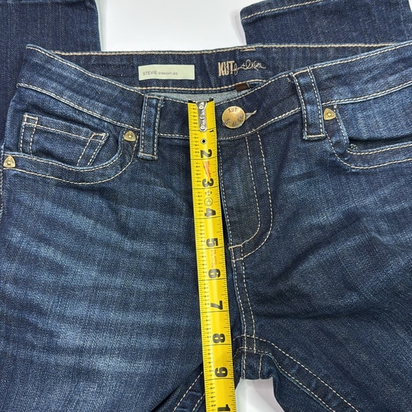 KUT Stevie Straight Leg Dark Wash Jeans Size 4 - Picture 8 of 10